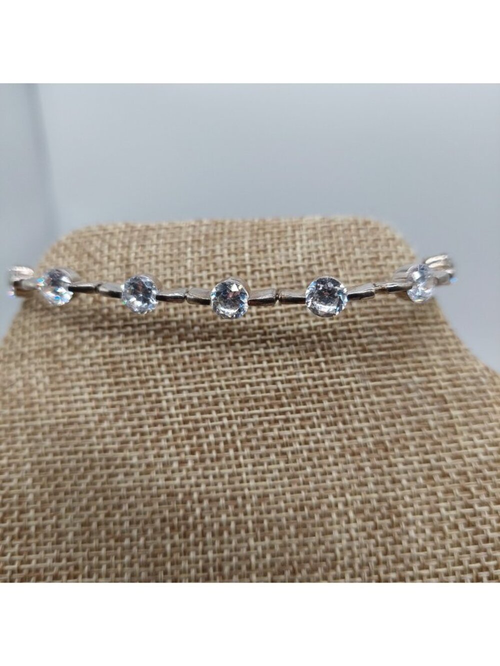 Cubic Zirconia Bracelet 925 Silver CZ Bracelet Tennis Bracelet Read